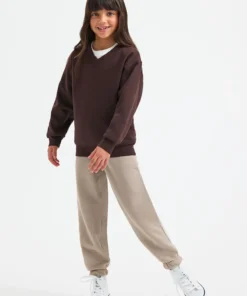 Alternative view of Uneek Childrens Classic V-Neck Sweatshirt