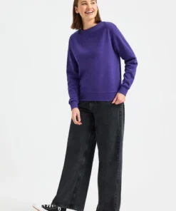 Alternative view of Uneek Ladies Deluxe Crew Neck Sweatshirt