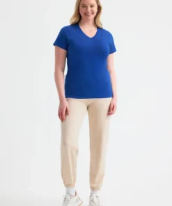 Alternative view of Uneek Ladies Classic V-Neck T-Shirt