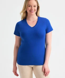 Uneek Ladies Classic V-Neck T-Shirt