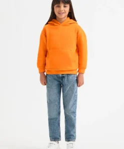 Alternative view of Uneek Childrens Classic Hooded Sweatshirt