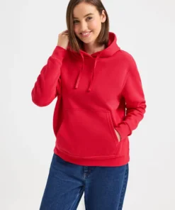 Uneek Ladies Deluxe Hooded Sweatshirt