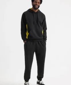 Alternative view of Uneek Two Tone Hooded Sweatshirt