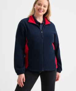 Uneek Two Tone Full Zip Fleece Jacket