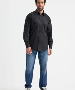 Alternative view of Uneek Mens Pinpoint Oxford Full Sleeve Shirt