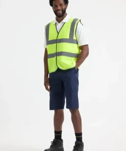 Alternative view of Uneek Hi Vis Safety Waistcoat