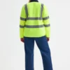 Uneek Long Sleeve Hi Vis Safety Waistcoat - Image 5