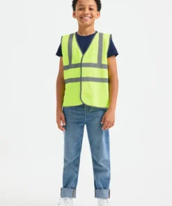Alternative view of Uneek Childrens Hi Vis Waist Coat