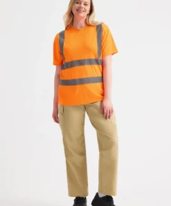 Alternative view of Uneek Hi Vis Short Sleeve T Shirt