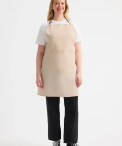 Alternative view of Uneek Bib Apron with Pocket