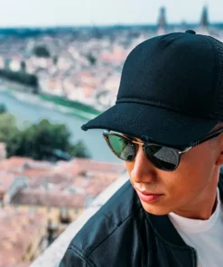 Atlantis Rapper Destroyed 5 Panel Weathered Trucker Cap