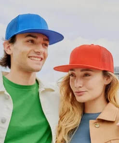 Atlantis Snapback Mesh 6 Panel Sustainable Trucker Cap