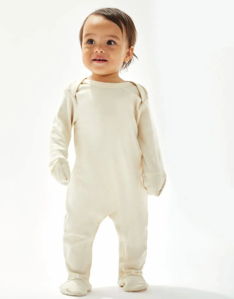 Babybugz Baby Sleepsuit with Scratch Mitts