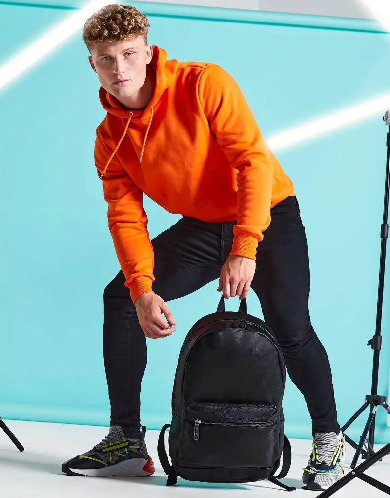 Bagbase Unisex Faux Leather Fashion Backpack