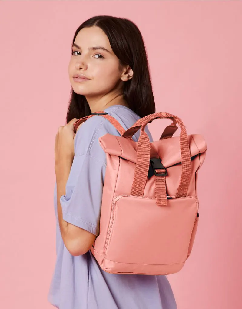 Bagbase Recycled Mini Twin Handle Roll-Top Backpack