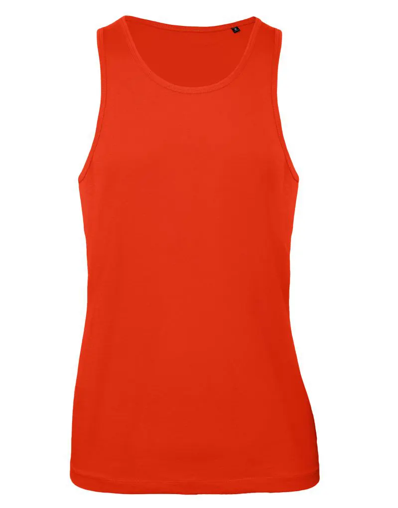 B&C Inspire Tank and Men in Fire Red