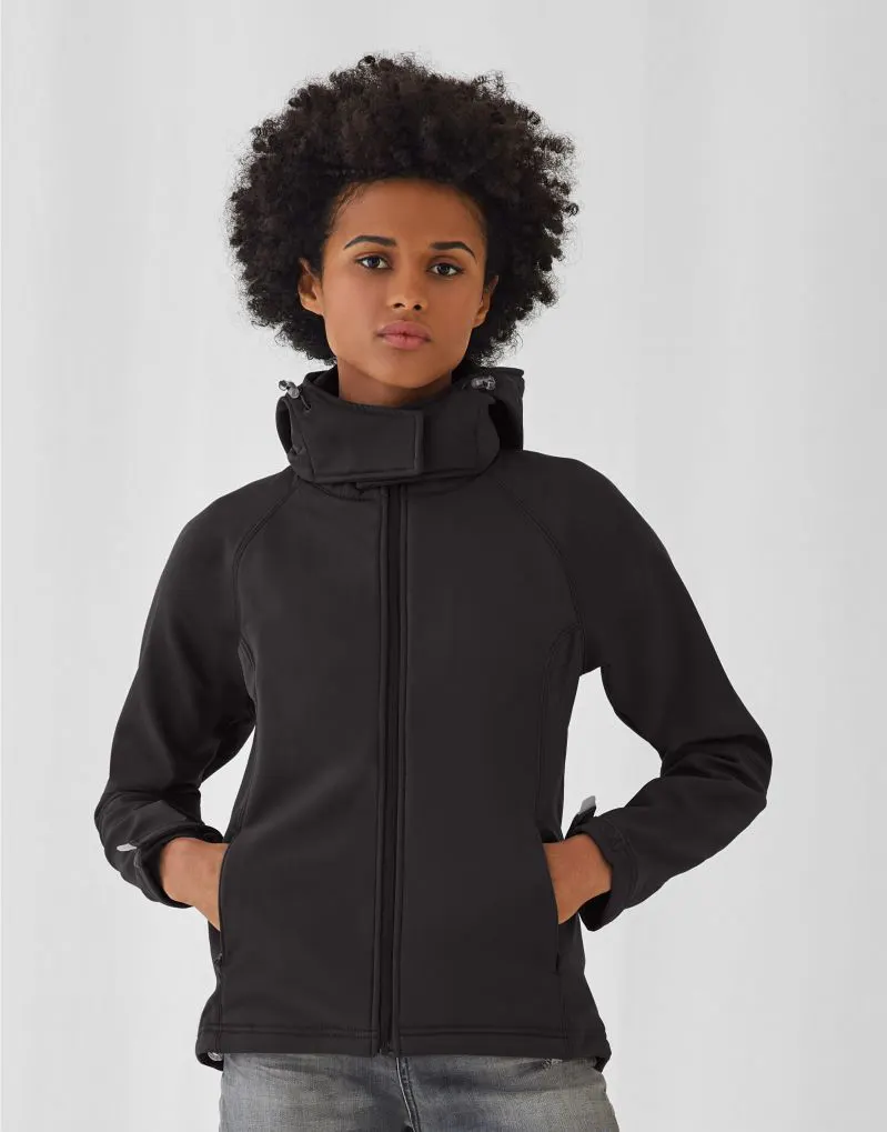 B&C Womens Hooded 3-Layer Softshell