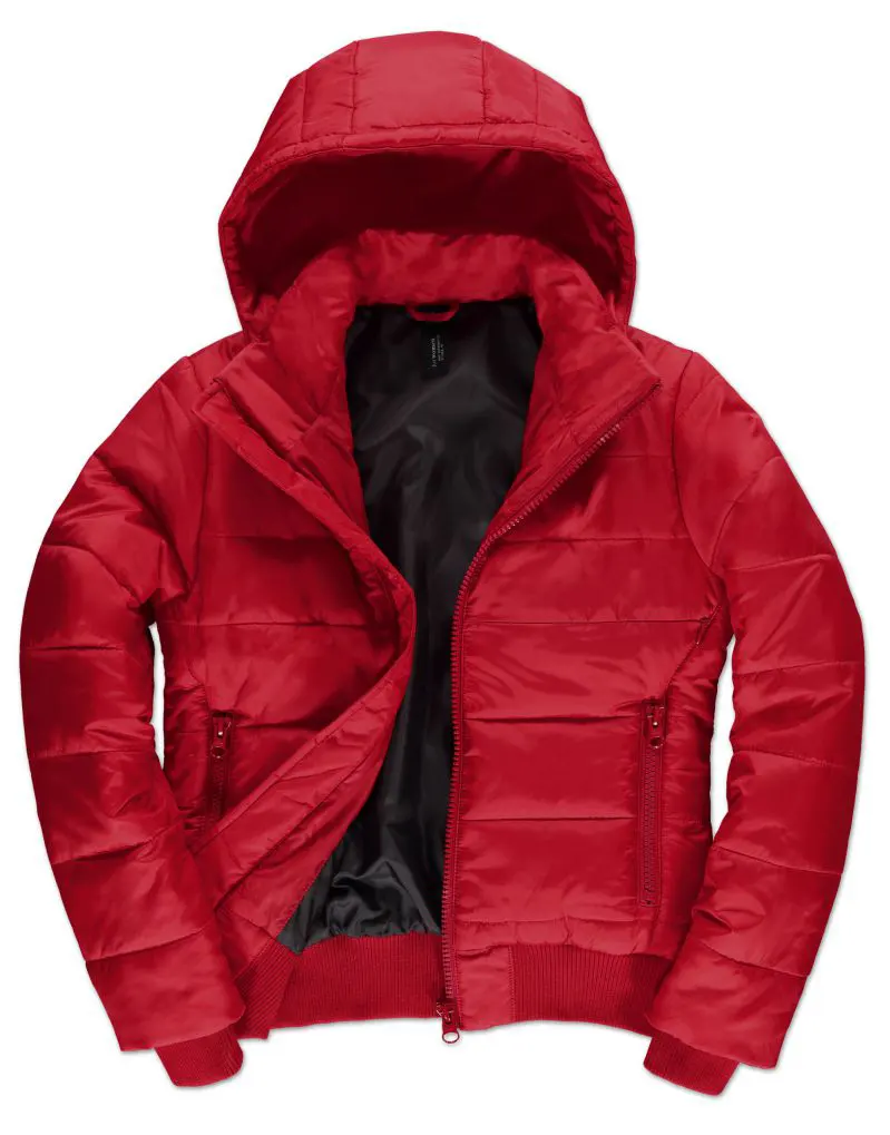B&C Womens Superhood Puffer Bomber Jacket