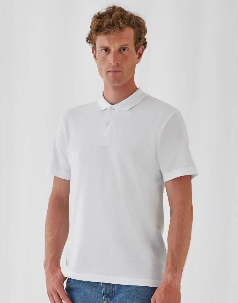 B&C Mens ID.001 Short Sleeve Pique Polo