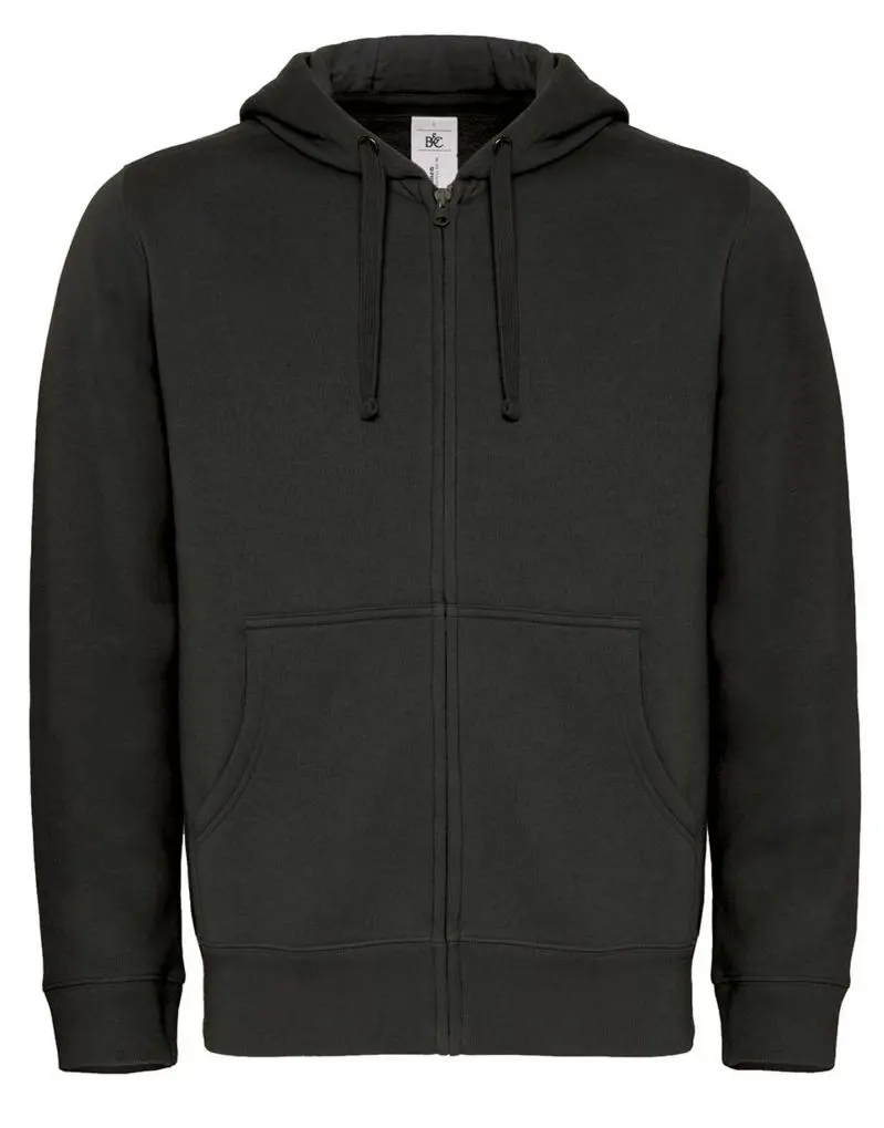 B&C Hooded Mens Full Zip Sweat