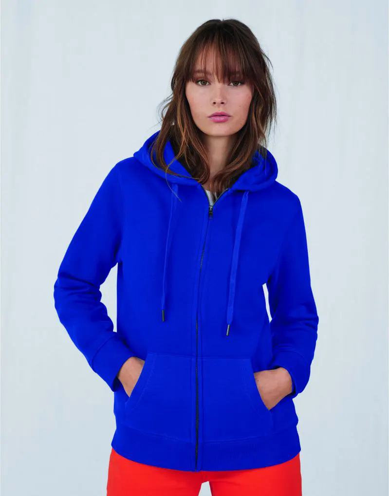 B&C Womens QUEEN Zipped Hood