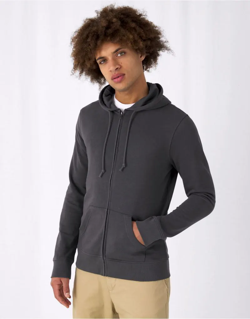B&C Mens Inspire Zipped Hood