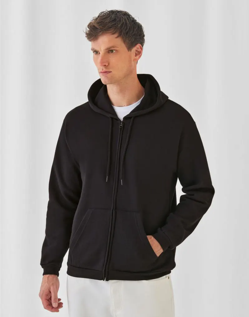 B&C Unisex ID.205 50 and 50 Hooded Full Zip Sweat