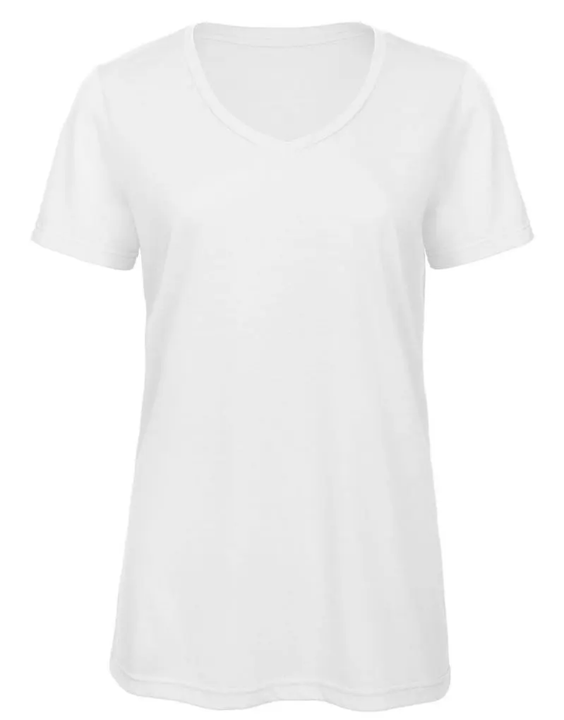B&C Womens Triblend V-Neck Tee