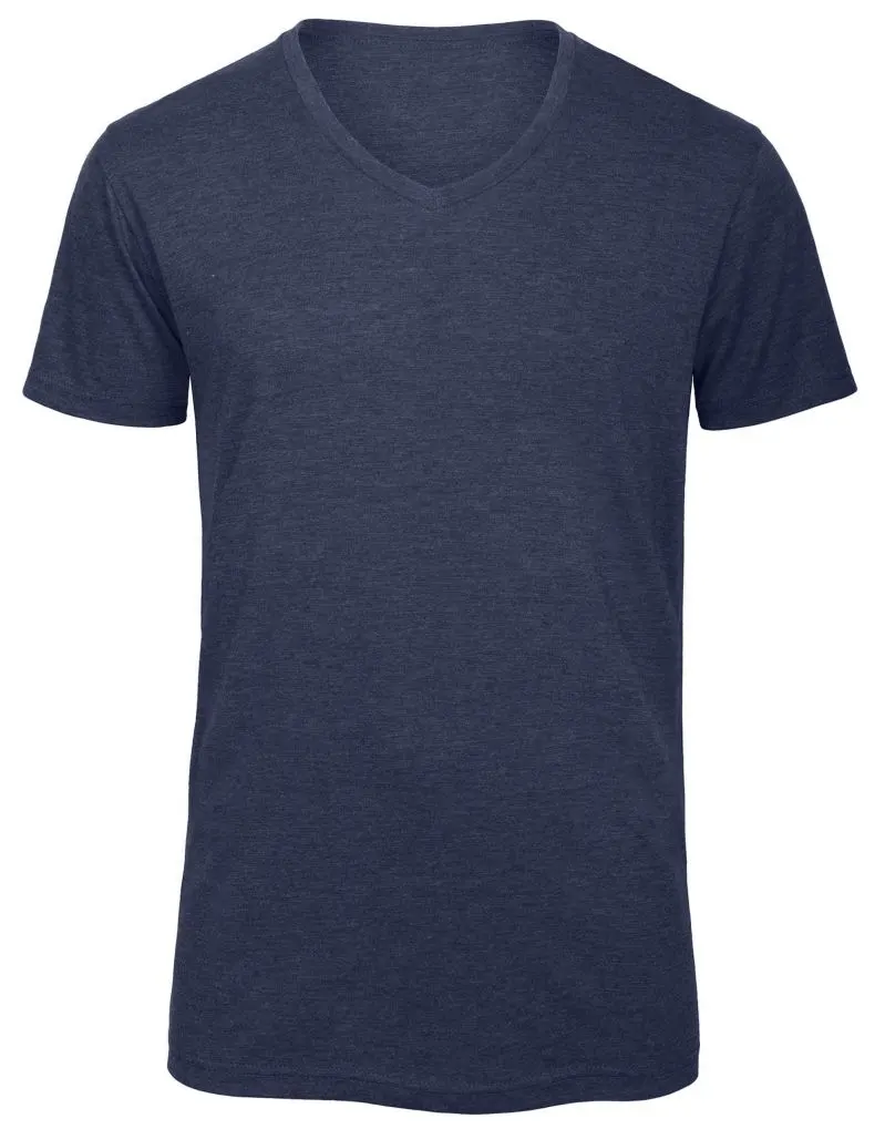 B&C Mens Triblend V-Neck Tee