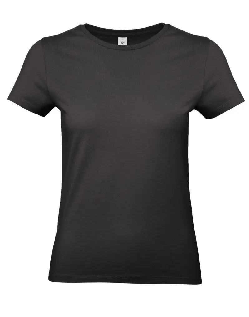 B&C Womens E190 Tee in Black
