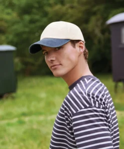 Beechfield Contrast Peak Low Profile Vintage Cap