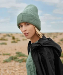 Beechfield Deep Cuffed Tonal Patch Beanie