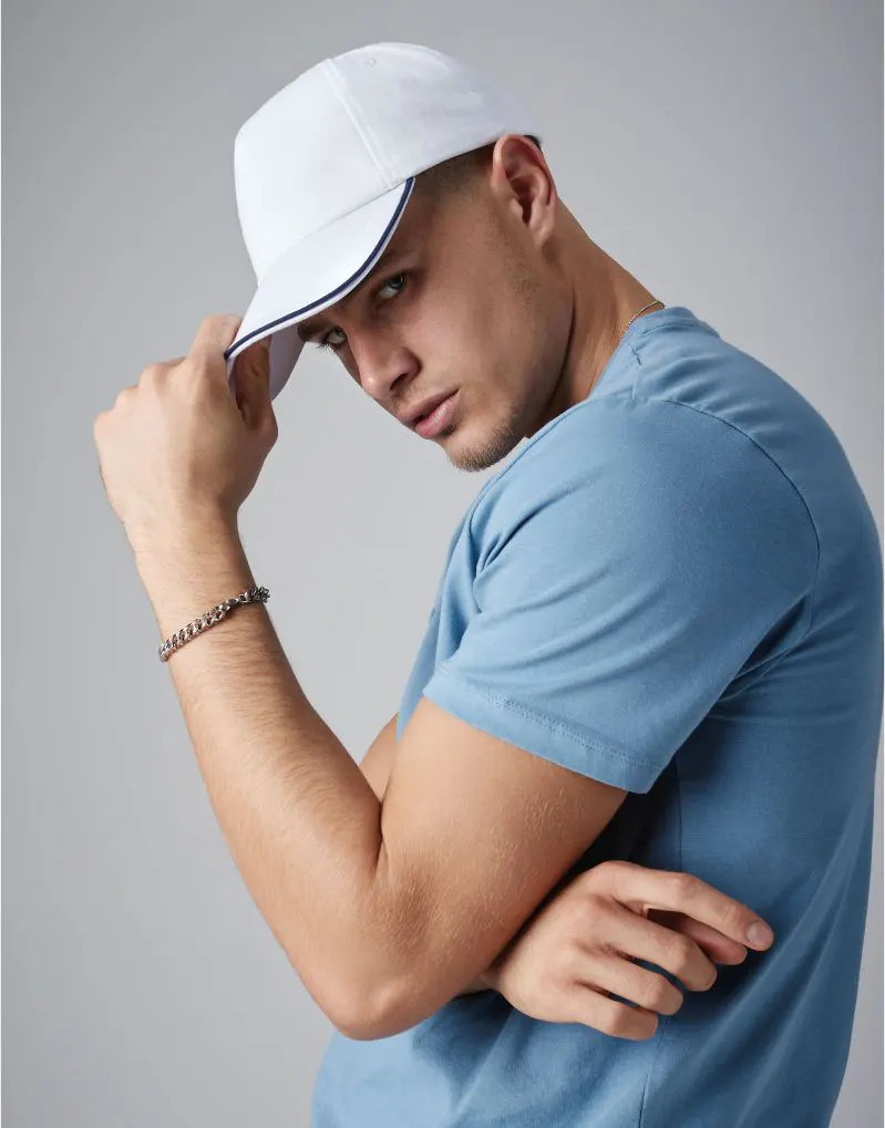 Beechfield Authentic 5 Panel Cap - Piped Peak