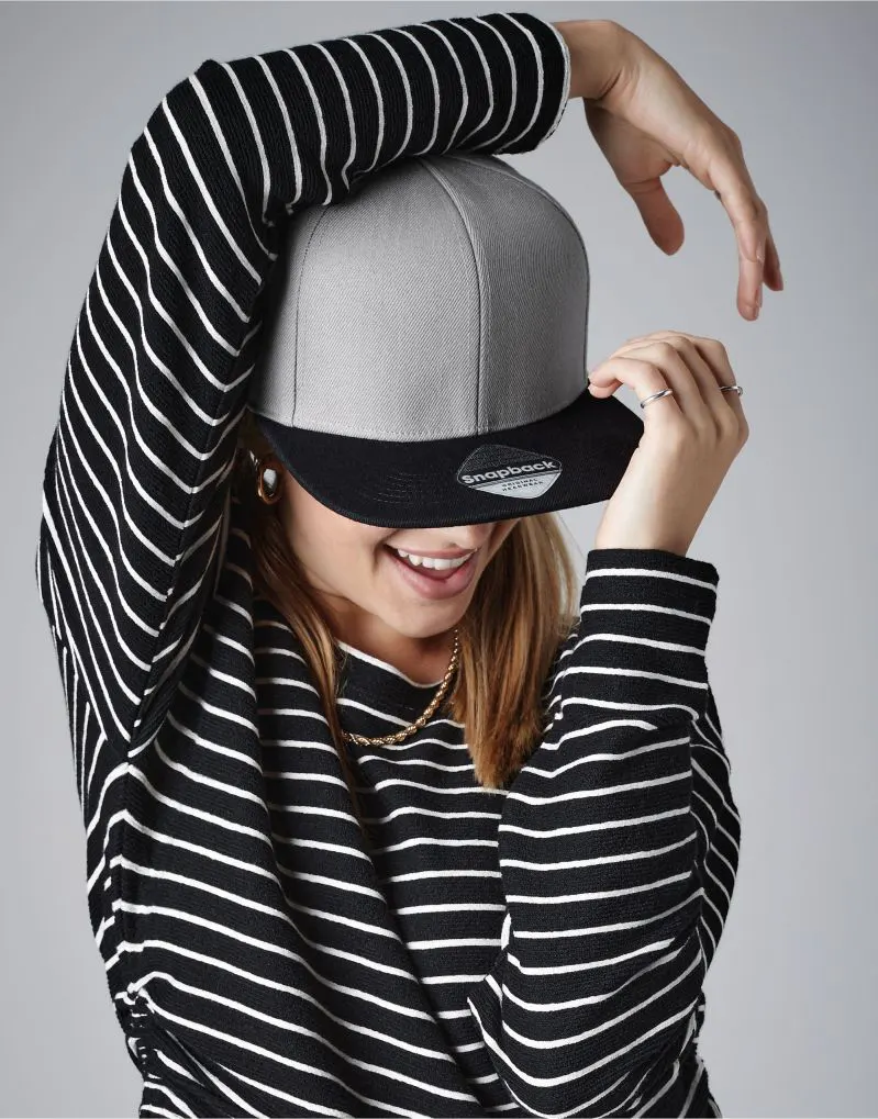 Beechfield Original Flat Peak 6 Panel Snapback