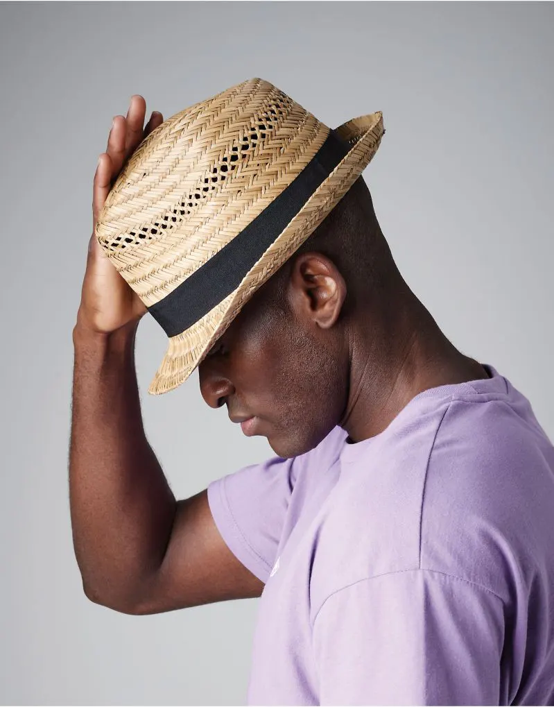 Beechfield Straw Summer Trilby