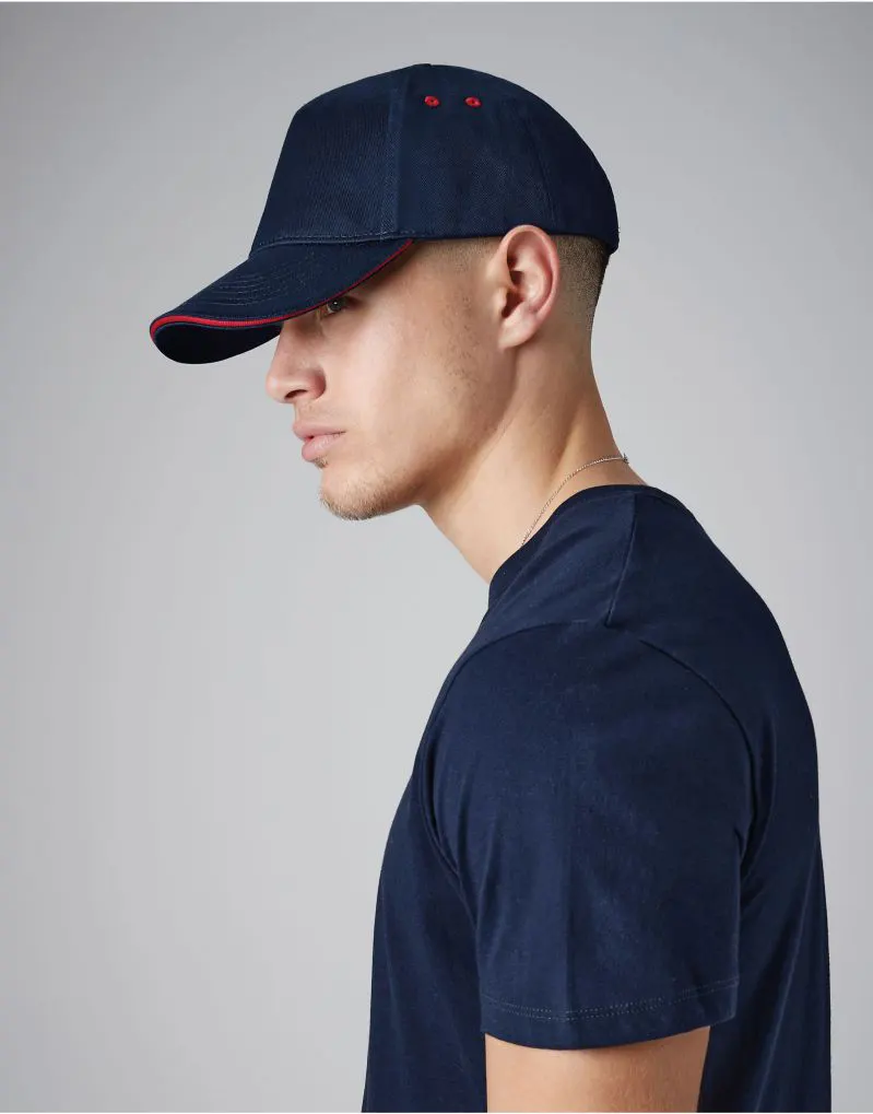 Beechfield Ultimate 5 Panel Cap Sandwich Peak