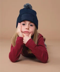 Beechfield Kids Snowstar Patch Beanie