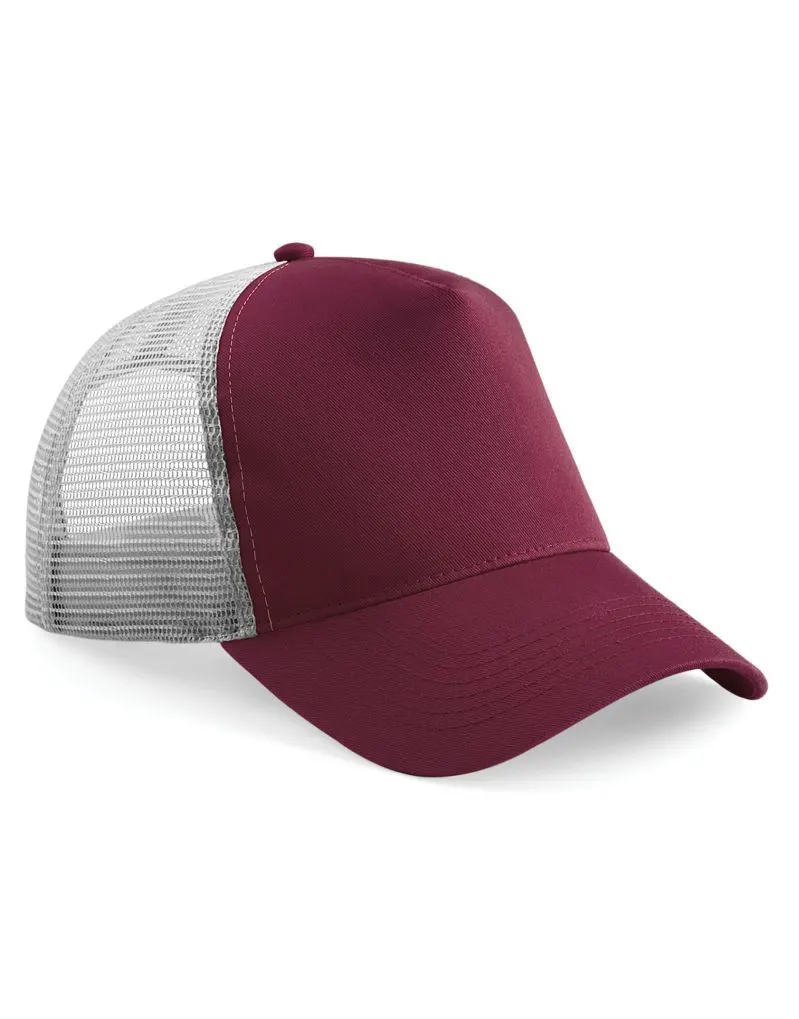 Burgundy/Light Grey
