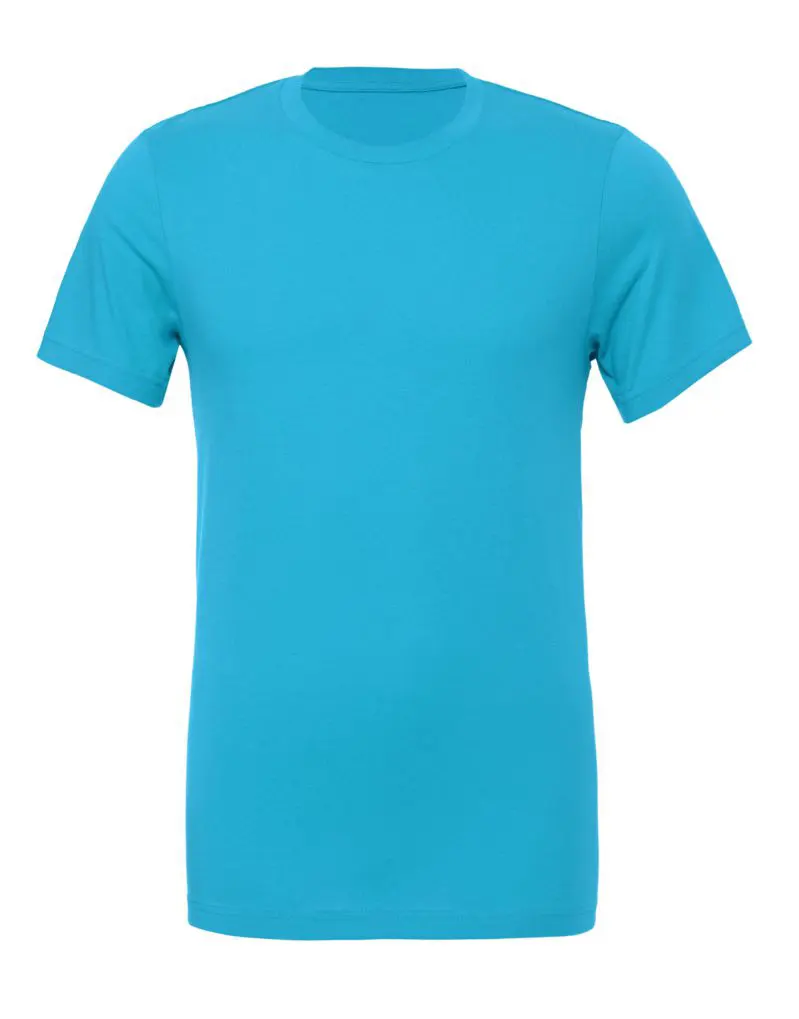 Bella Canvas Unisex Jersey Short Sleeve Tee in Aqua