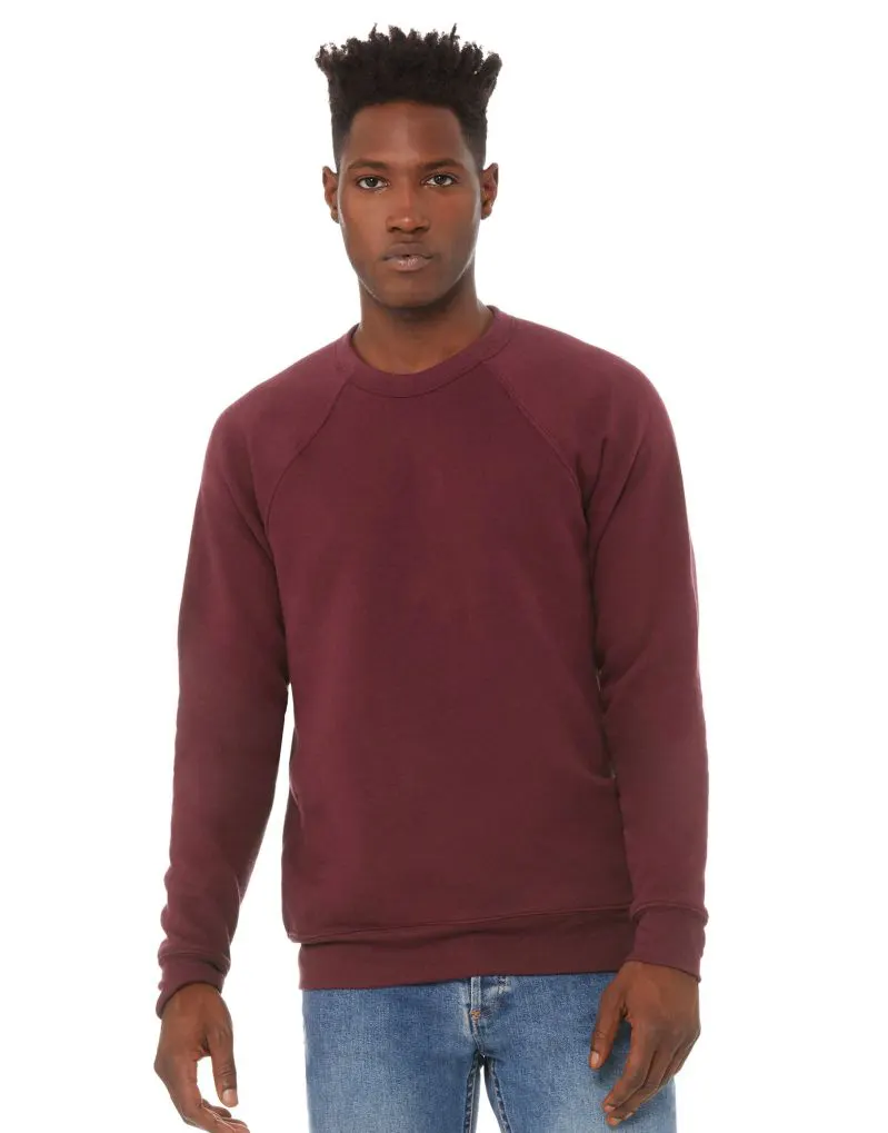 Bella Canvas Unisex Sponge Fleece Crew Neck Sweatshirt