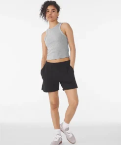 Bella Womens Micro Rib Racer Tank