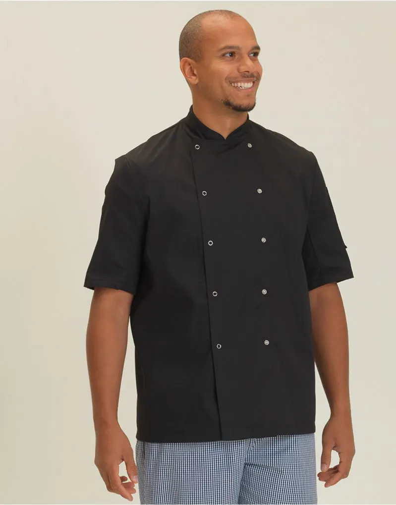 Dennys Unisex Short Sleeve Chefs Jacket