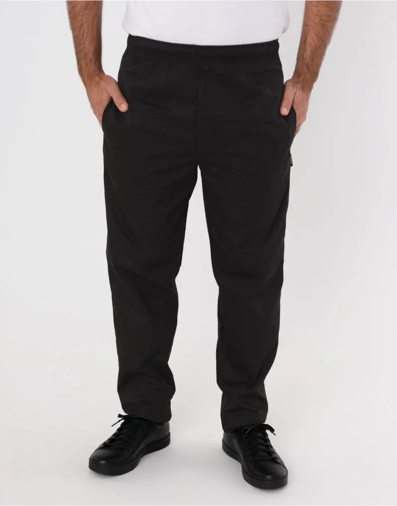 Dennys Unisex Elasticated Black Trouser
