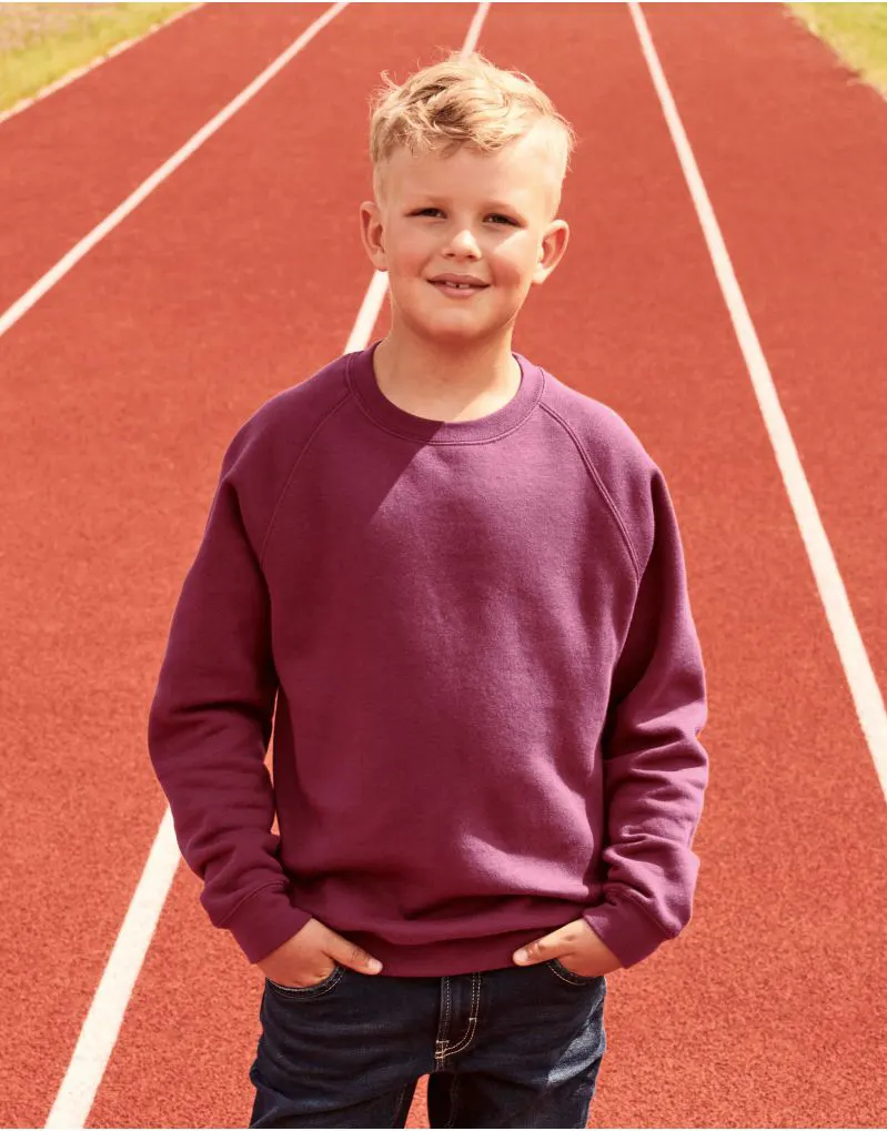 Fruit Of The Loom Kids Premium Raglan Sweat