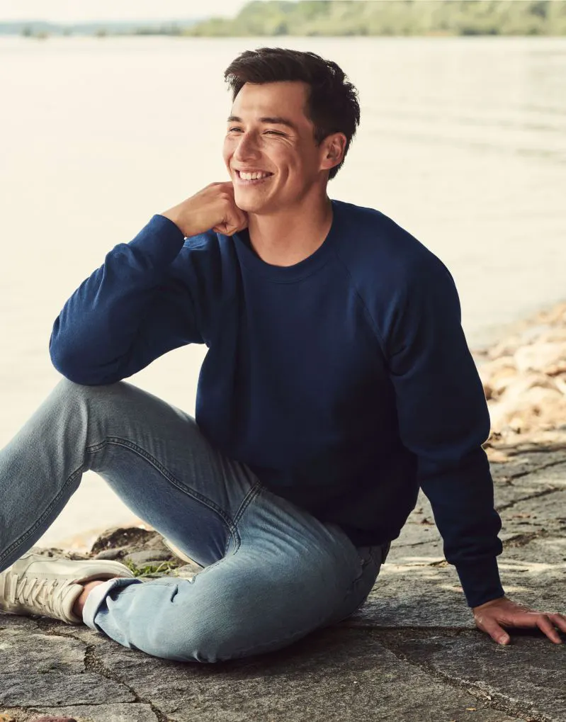 Fruit Of The Loom Mens Classic Raglan Sweat