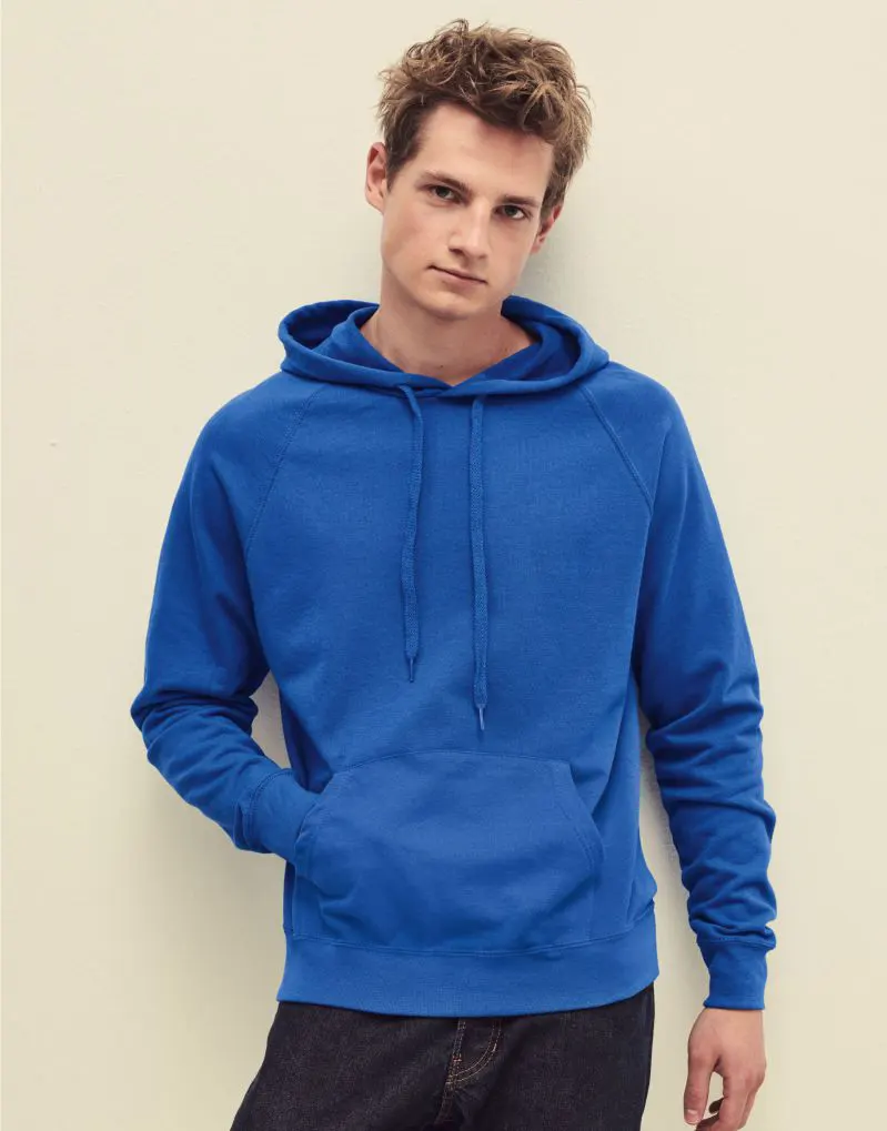 Fruit Of The Loom Mens Lightweight Hooded Sweat