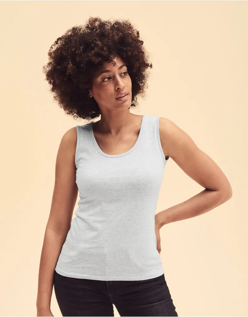 Fruit Of The Loom Ladies Valueweight Athletic Vest