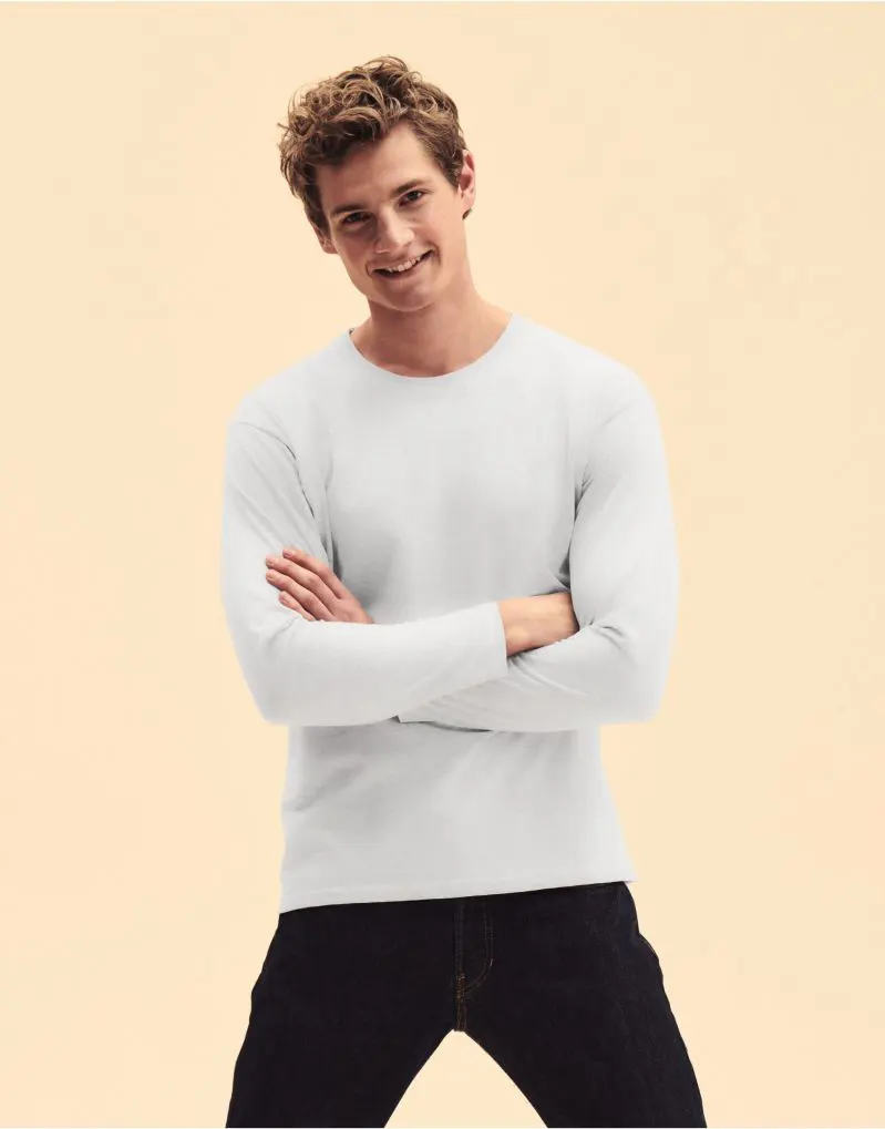 Fruit Of The Loom Mens Original Long Sleeve T-Shirt