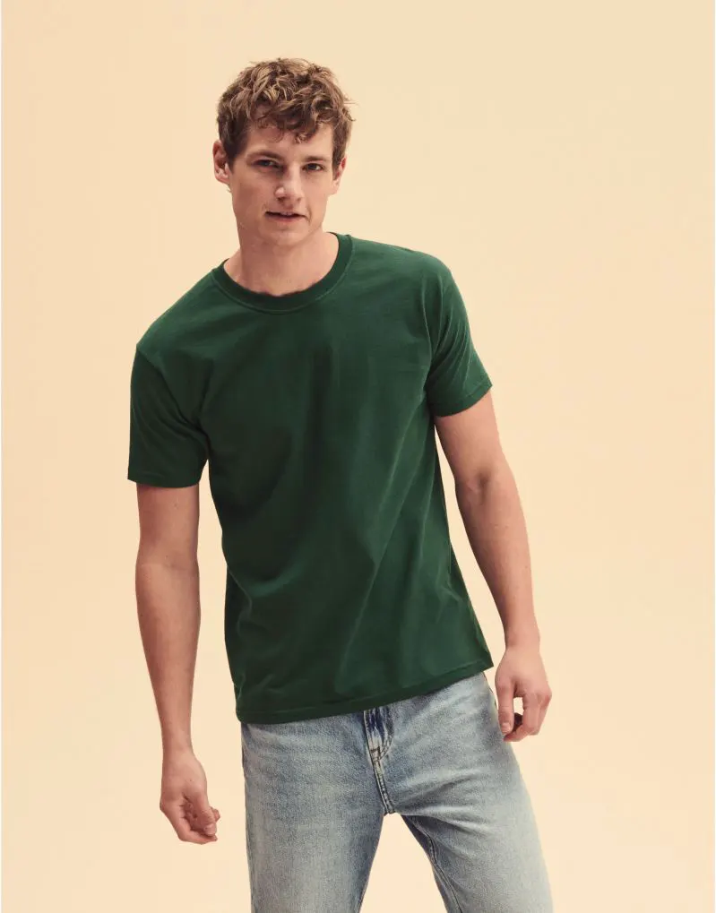 Fruit Of The Loom Mens Iconic 195 Ring Spun Premium T-Shirt