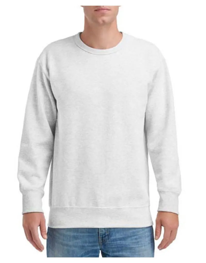 Gildan Hammer Adult Crew Sweatshirt in Ash Grey